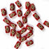 Maroon Color Rectangle Shape Beads With Kundan Work Pack Of 6